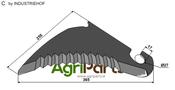 Round baler knife - AgriParts