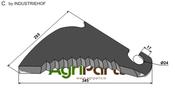 Round baler knife - AgriParts