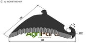 Round baler knife - AgriParts
