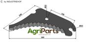 Round baler knife - AgriParts