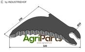 Round baler knife - AgriParts