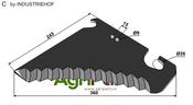 Round baler knife - AgriParts