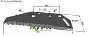 Silage knive - AgriParts