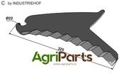 Round baler knife - AgriParts