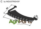 Round baler knife - AgriParts