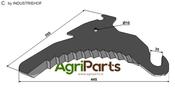 Round baler knife - AgriParts