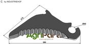 Round baler knife - AgriParts