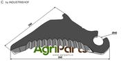 Round baler knife - AgriParts