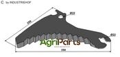 Round baler knife - AgriParts