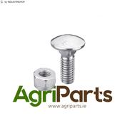 Bolt M8x1,25x60 galvanized with nut - AgriParts image