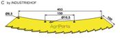 Saw blade - can be used on right and left - AgriParts image