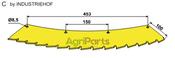 Saw blade - can be used on right and left - AgriParts image