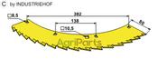 Saw blade - left - tungsten carbid hard faced - AgriParts image