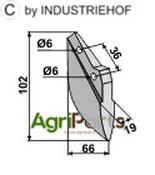 Wedge for seed shares - AgriParts