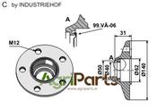 Bearing seat (old model) - AgriParts