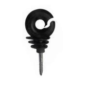 Black ring insulator Pro Secur with screw tip - AgriParts