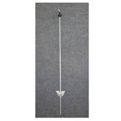 Steel Oval Post 1.05m high with pig tail - AgriParts image