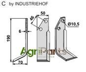 Blade, left model - AgriParts