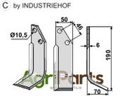 Blade, right model - AgriParts