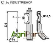 Blade, left model - AgriParts