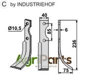 Blade, right model - AgriParts image