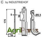 Blade, left model - AgriParts