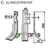 Blade, right model - AgriParts