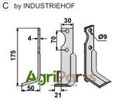 Blade, left model - AgriParts