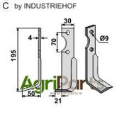 Blade, left model - AgriParts