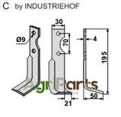 Blade, right model - AgriParts