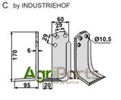Blade, left model - AgriParts