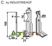 Blade, left model - AgriParts