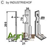 Blade, left model - AgriParts