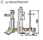 Blade, right model - AgriParts