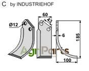 Blade, right model - AgriParts