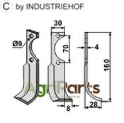 Blade, right model - AgriParts