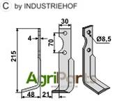 Blade, left model - AgriParts