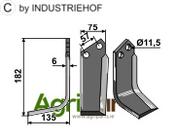 Blade, left model - AgriParts