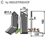 Blade, right model - AgriParts