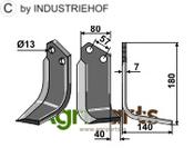 Blade, right model - AgriParts