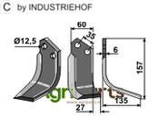Blade, right model - AgriParts
