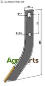 Row cutter hook - Hard metal - AgriParts