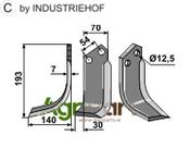 Blade, left model - AgriParts