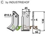 Blade, right model - AgriParts