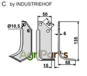 Blade, right model - AgriParts