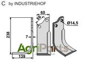 Blade, left model - AgriParts