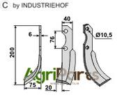 Blade, left model - AgriParts