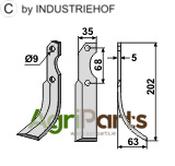 Blade, right model - AgriParts image
