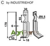 Blade, left model - AgriParts
