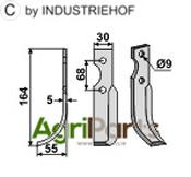 Blade, left model - AgriParts